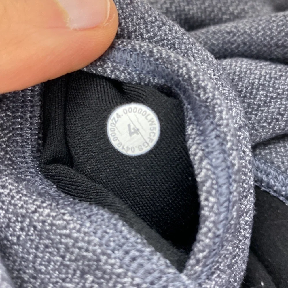 Lululemon Align Pant II 25" Mini Heathered Herringbone Heathered Black White - Picture 4 of 6